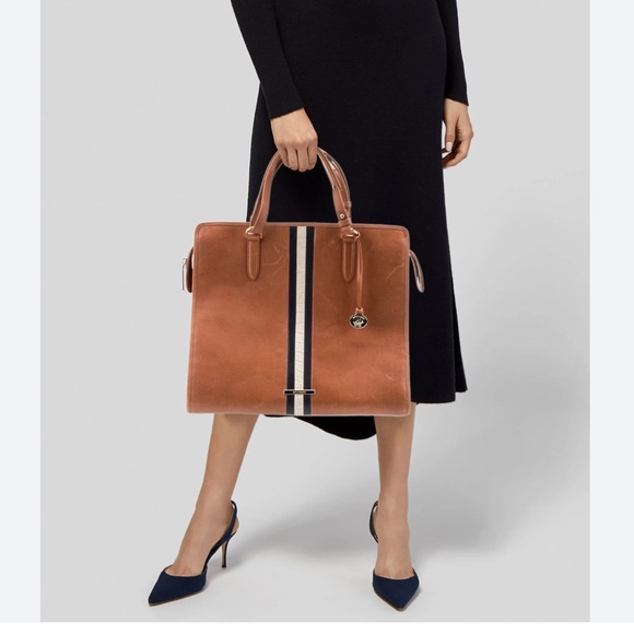 Brahmin Handbags - RARE Brahmin Sadie Tan Meri Tote